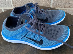 nike free 4.0 flyknit blue