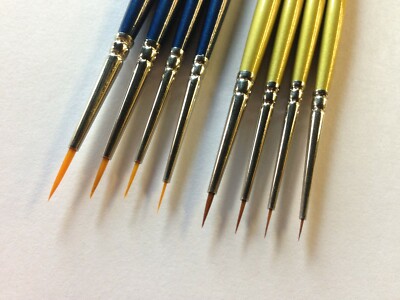 Art Shop Miniaturmalerei Feindetail Farbpinsel Set - 8er Pack
