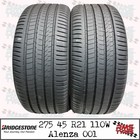275 45 R 21 x2 Bridgestone 110W Part Worn Used Tyres 27545R21x2 68 77mm