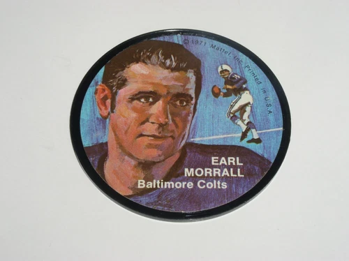 Earl Morrall 1971 Mattel Instant Replay Record Baltimore Colts Plays Great!