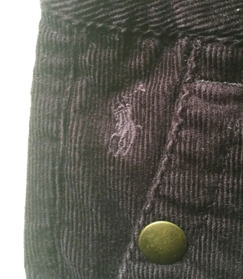 NUEVO CON ETIQUETAS PANTALONES RALPH LAUREN NIÑAS (4x Cremalleras) Algodón PANTALONES Púrpura Talla 7 Logo de Poni Foto 3 de 4