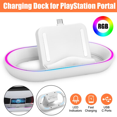 Charging Dock Station Charge Stand Holder for PlayStation Portal Game Console