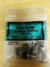 water gremlin dipsey swivel Bag Of 5