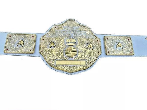 BIG GOLD World Heavyweight Championship Tittle Replica Belt Adult 4MM die castes - Picture 2 of 4
