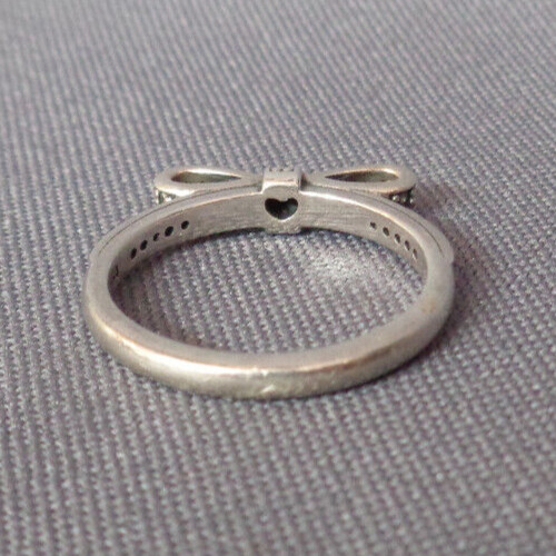 Pandora Sterling Silver CZ Stack Ring Sparking Bo… - image 8