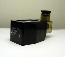 WIC Valve 2P Series 24V AC Solenoid Coil with DIN Connector and LED Indicator 