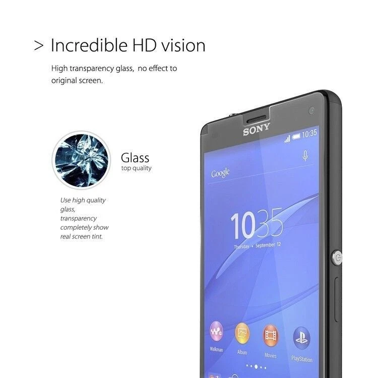 1/2PCS Screen Protector Glass For Sony Xperia 5 iv 10 iii 5ii 1 IV 10 IV 8 1ii - Image 3 of 4