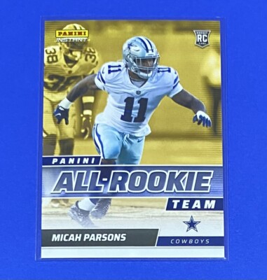 2021 Panini Instant Micah Parsons ALL-ROOKIE TEAM 1/911 SP Cowboys #ART16 RC  