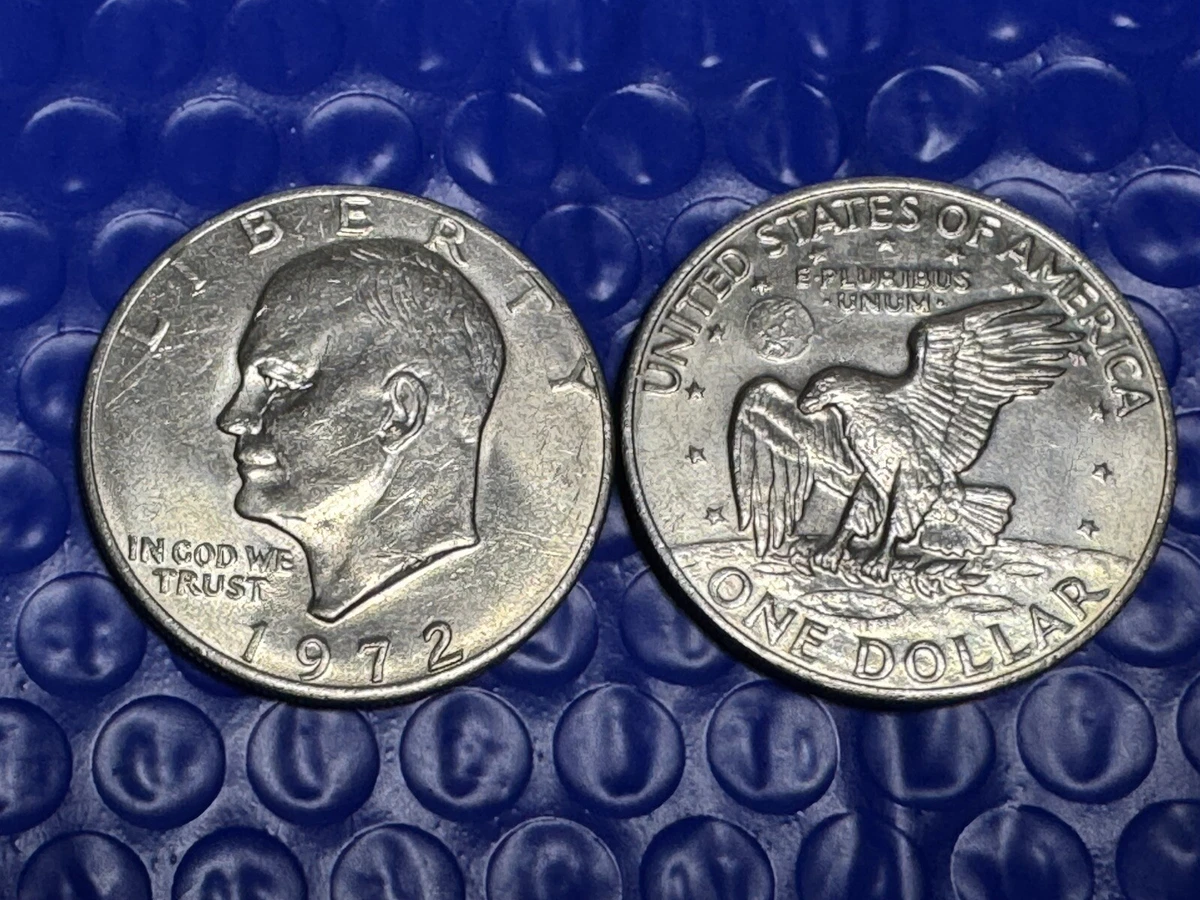 曾流通费城1972 艾森豪威尔美元硬币(1971-1978) | eBay