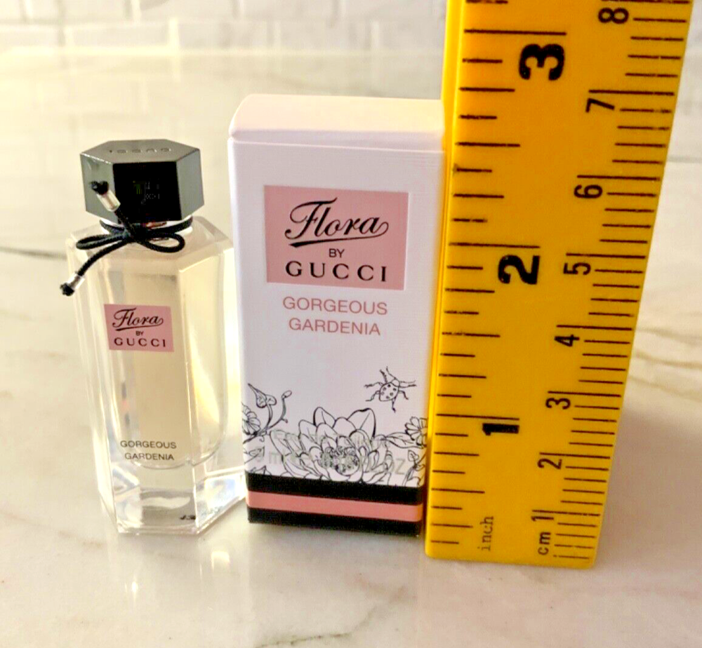 💝Flora by Gucci Gorgeous Gardenia EDT ORIGINAL Formula MINI 0.16 oz/5 ml