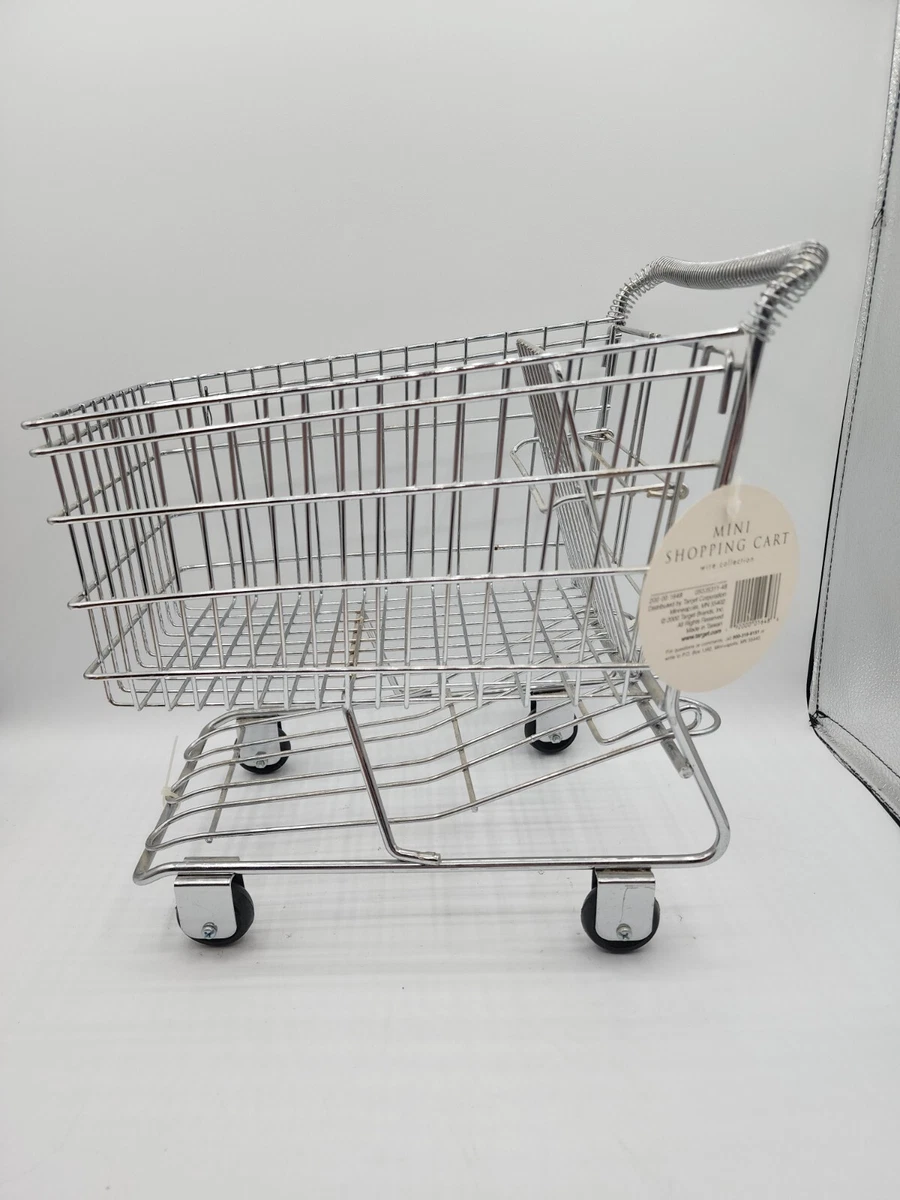 Mini Metal Shopping Basket Tabletop Decor - World Market