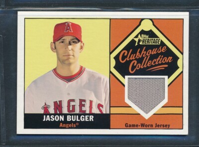 2010 Topps Heritage Clubhouse Collection GU Jersey Relic #CCR-JB: JASON BULGER