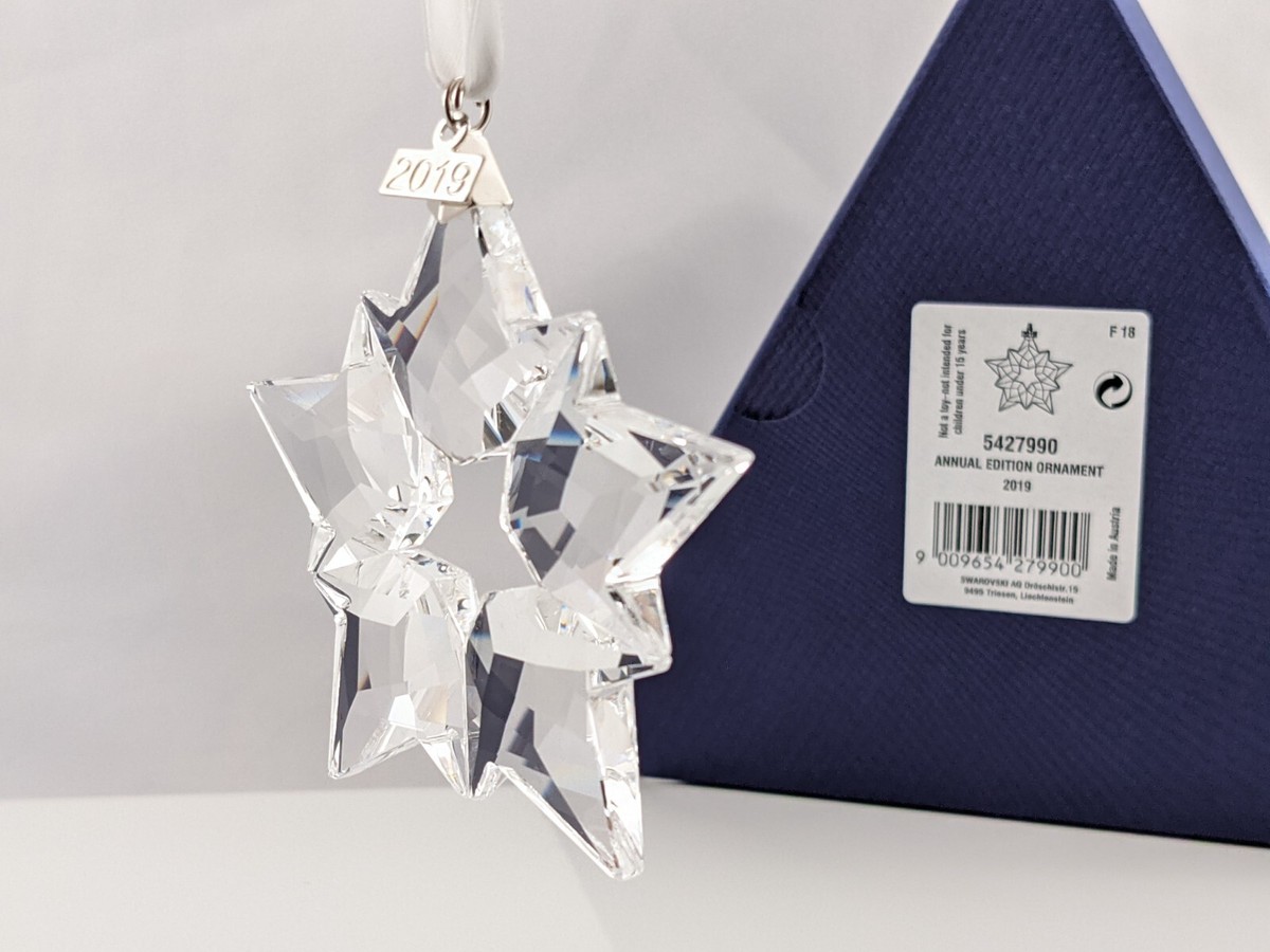 Swarovski 5427990 Crystal Annual Edition 2019 Christmas Ornament