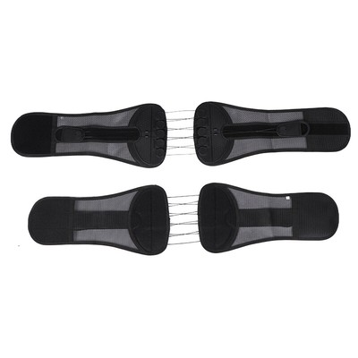 Double Rückenstütze Nylon ----Klammergürtel Lumbalstütze Korsett Unisex 