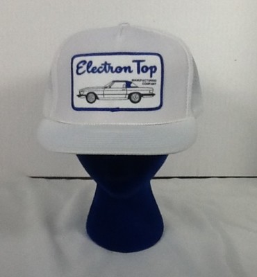 St1074 Royal Pacific White Electron Top Manufacturing Company Snapback Hat