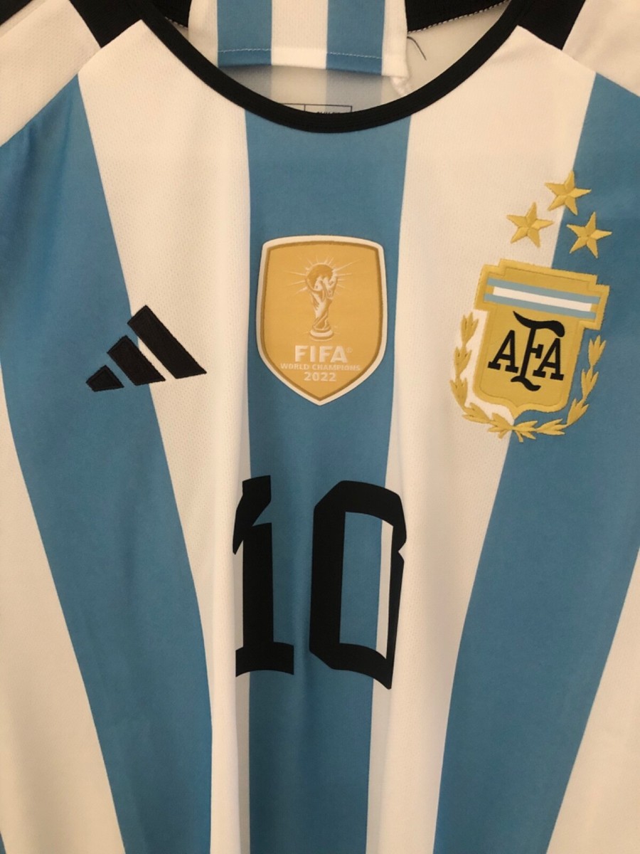 2022/23 アルゼンチン (#10 MESSI)3つ星 adidas Argentina Lionel Messi 3 Stars badge World Cup 2022