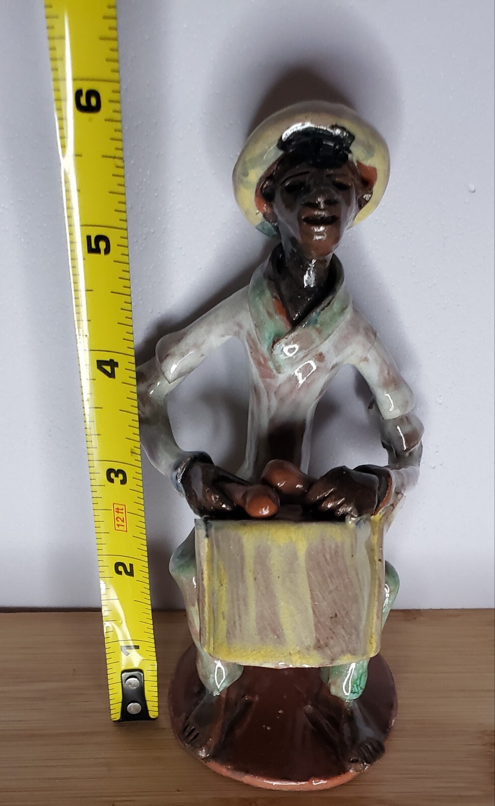 Antigua Pottery Figurine 1970s Steel Band Trio Set Native Art Vtg eBay