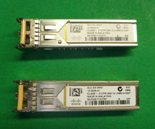  Lot of 2 GENUINE Cisco SFP 1000Base-SX Transceiver Module GLC-SX-MMD 10-2626-01