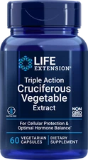 Triple Action Cruciferous Vegetable 60Caps Life Extension DIM 14mg/Sulphoraphane