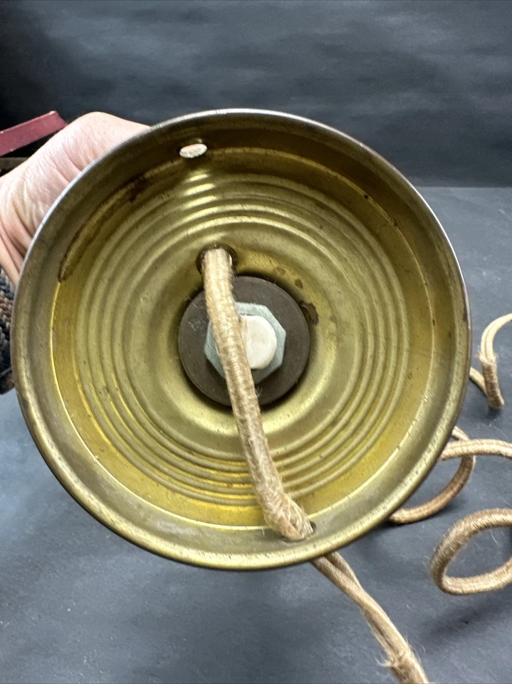 Rare Vintage Art Deco Bakelite Crescent Wall Sconce Table Light Lamp - Image 3 of 4