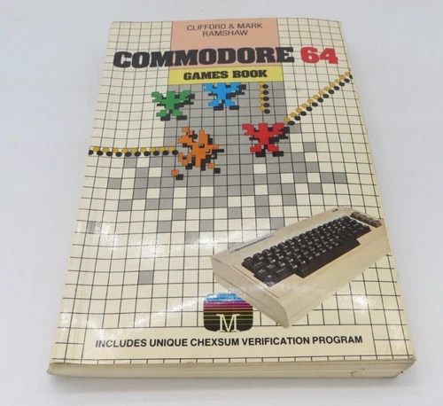 COMMODORE 64 GAMES BOOK by Clifford & Mark Ramshaw vintage video game book
