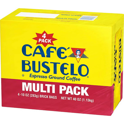 Cafe Bustelo Espresso Coffee, Irresistible aroma - 4 pk./10 oz.