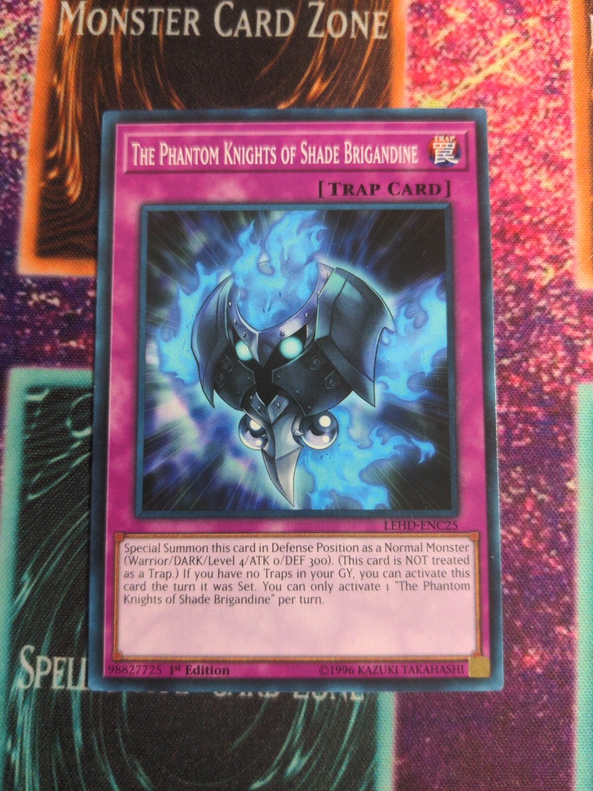 Yu-Gi-Oh! The Phantom Knights of Shade Brigandine LEHD-ENC25 1st Ed ...