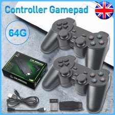 2X Wireless Game Controller Dual Vibration Gamepad For PlayStation2 PS2 TV Box