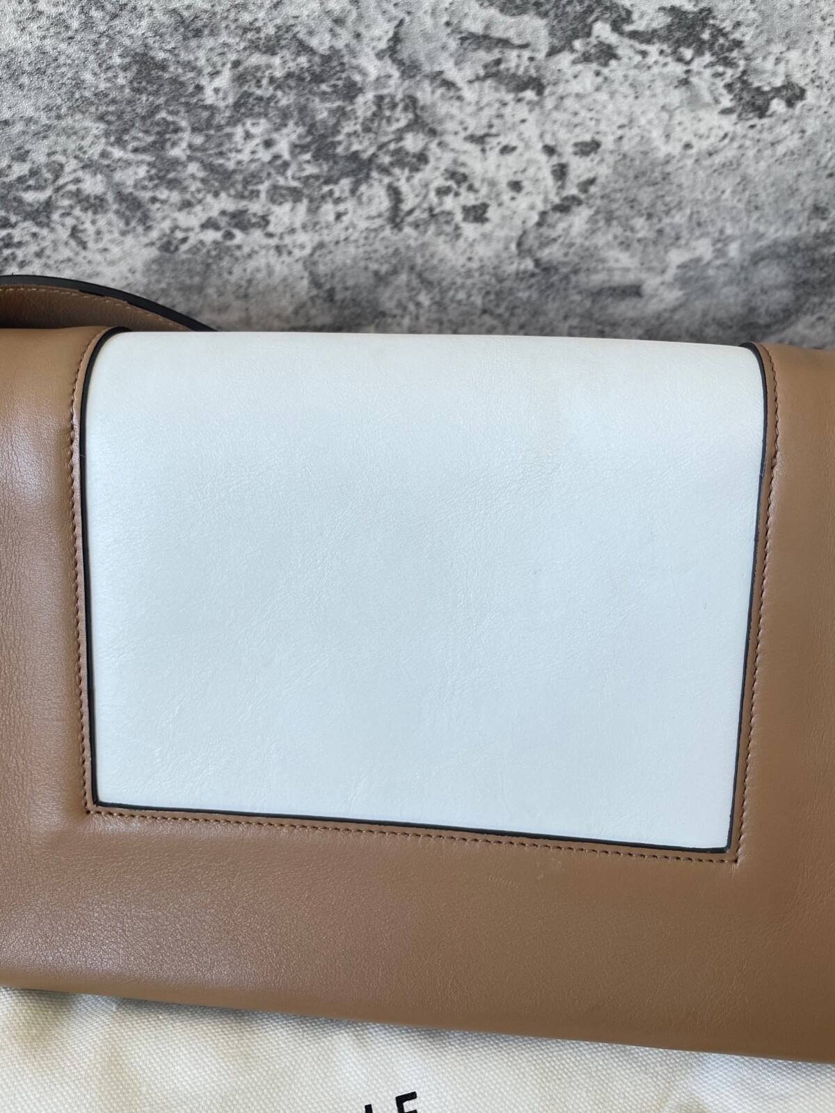 Pre-Owned Authentic CELINE Frame Handbag Shoulder Bag Strap Bag image 7
