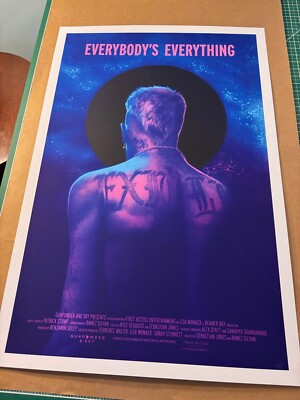 Everybody's Everything screen printed poster by Randy Ortiz Mondo LIL PEEP