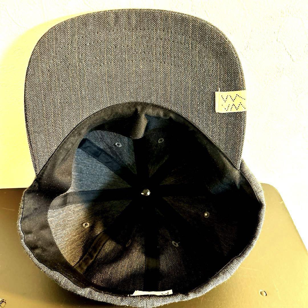 Visvim Excelsior Cap Wool Herringbone Charcoal Unisex S-M | eBay