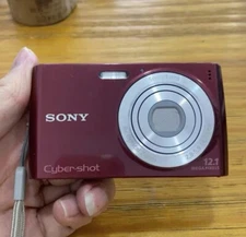 Sony W510 Cyber-shot DSC Digital Camera 12.1MP 4x Optical Zoom Rare Red