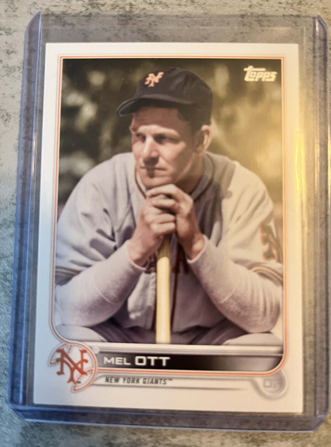 Mel Ott SP Variation 2022 Topps Update Series #US144
