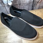TALBOTS  Black Slip-On  Shoes Women Size 9 1/2 Mesh Flat Easy slip on — photo 1