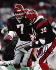Boomer Esiason and Ickey Woods signed autographed 8x10 photo Cincinnati Bengals