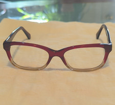 Coach HC6089 5484 Red Gradient Rectangle Full Rim Frames 51-16 135