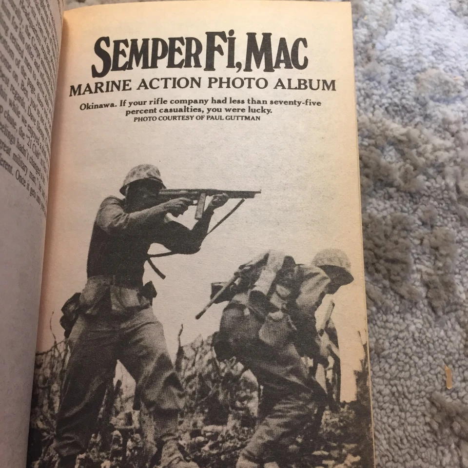 Semper Fi Mac Henry Berry 1983 Berkley WWII Marines Memoirs Paperback Book Foto 2 de 4