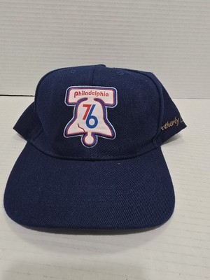 Mens Philadelphia 76 Brotherly Love Navy Blue Snap Back Ball Cap Hat