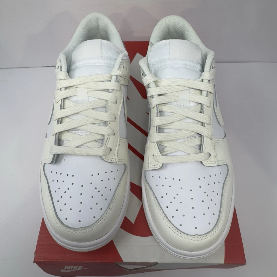Nike Dunk Low White Sail Coconut Milk (DD1503-121) 9W para mujer/7,5 para hombre - ¡NUEVO! Foto 4 de 4