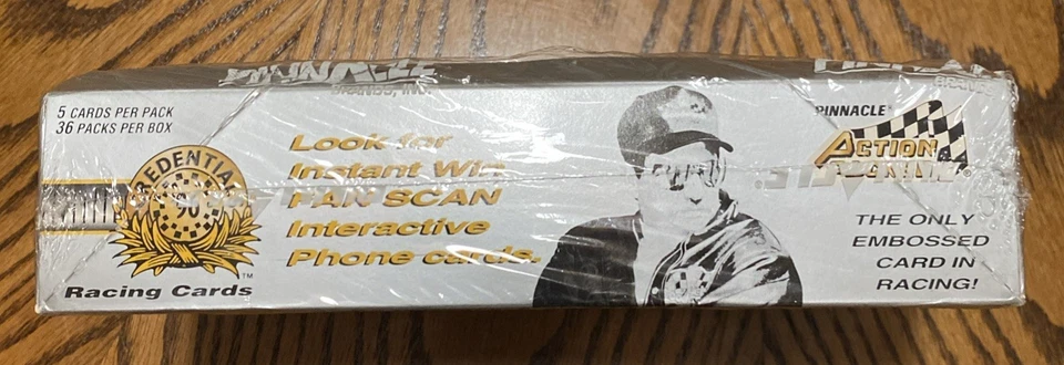 1996 Factory Sealed Pinnacle Action Packed Credentials Racing Box - 36 packs - Image 2 of 4