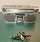 Vintage Panasonic RX‑5025 Boombox AM/FM Cassette Player Tested Works well  VTG
