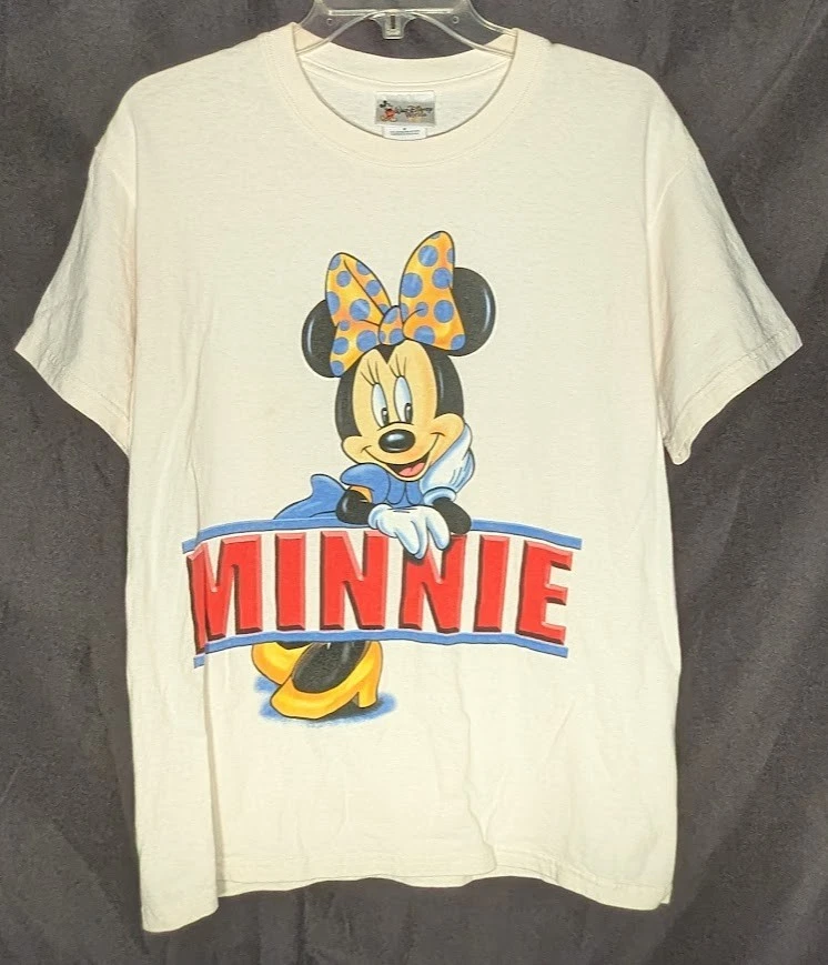 Camiseta Minnie Mouse Vintage Rara Anos 90 Walt Disney World - Tamanho Médio - Imagem 4 de 4