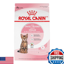 Royal Canin Spayed/Neutered Kitten Dry Cat Food 2.5lb Feline Health Nutrition 18.74 per pound