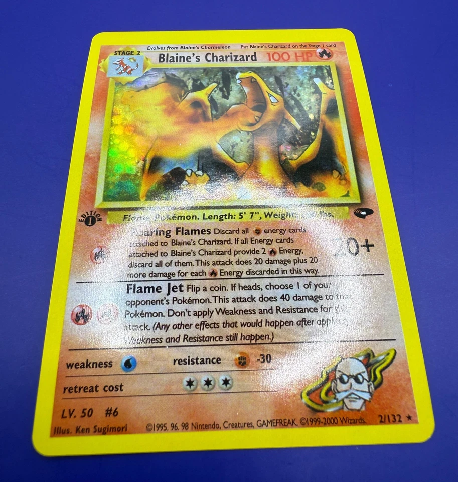 Charizard 2/132 Base Set Holo *FAN ART* Pokemon Display Card - READ DESCRIPTION  - Image 3 of 4