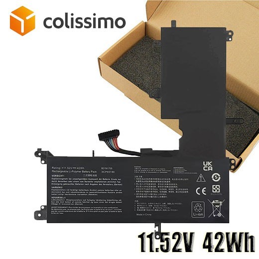 Batterie B31N1705 pour ASUS VivoBook Flip 14 TP410 de 11.52V et 42Wh