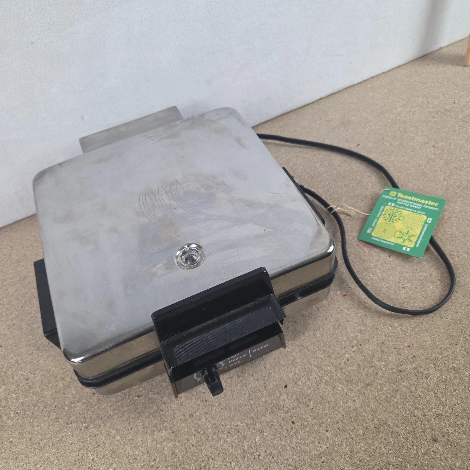 Vtg Toastmaster Waffle Pizelle Maker Model 290 Tested And Works
Opens in a new window or tab