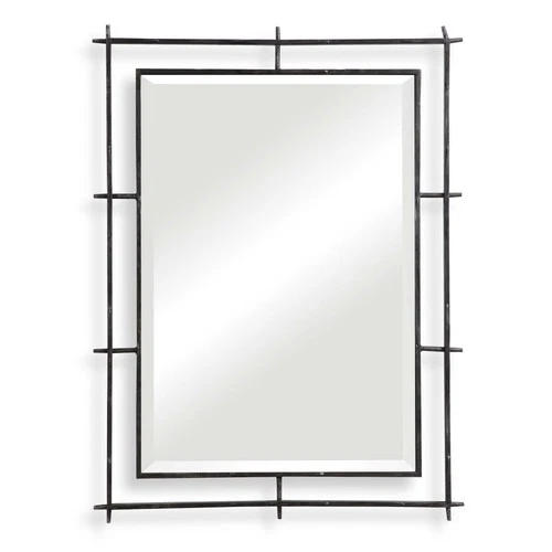 Ironworks - 40 inch Industrial Mirror - 30 inches wide by 1 inches deep Mirrors - Picture 1 of 9