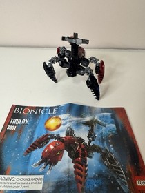 LEGO Bionicle Matoran of Mahri Nui 8931 - &ldquo; THULOX &ldquo; Complete Build w/ 1 Zamor
