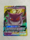 2019 Pokemon Sun Moon Team Up Gengar Mimikyu GX Full Art #53/181 NM