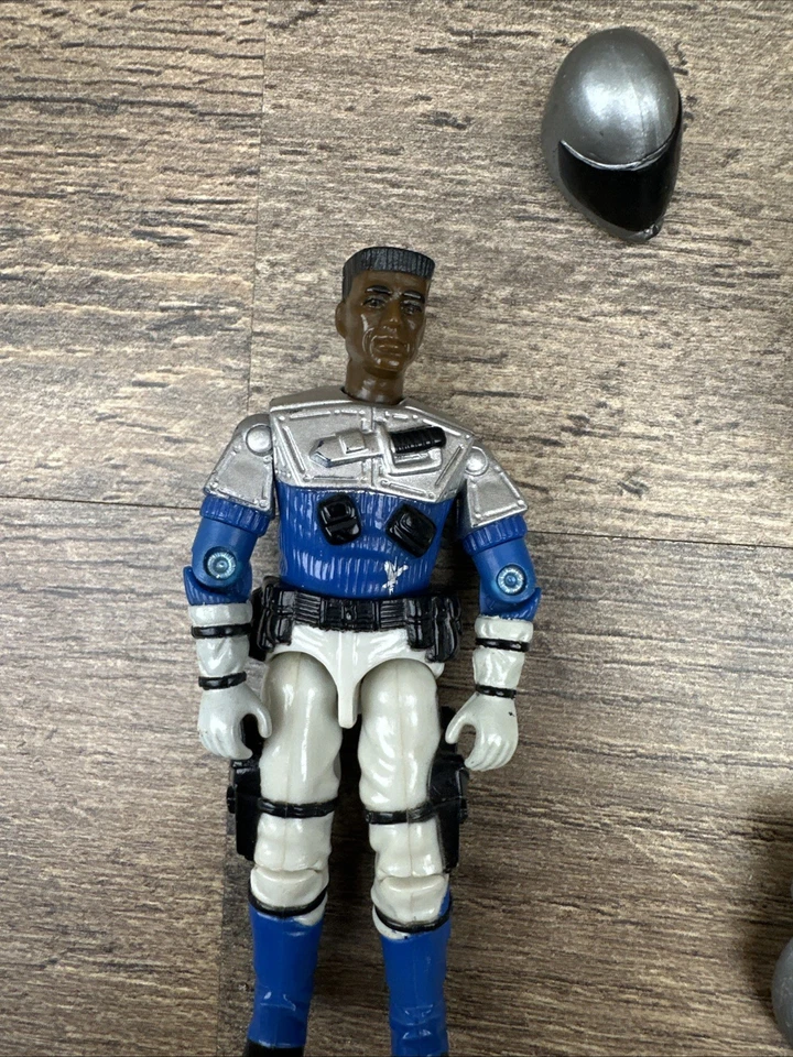 1990 Sky Patrol Static Line boneco vintage G.I. GI Joe 3.75 ARAH *Quase completo - Imagem 4 de 4